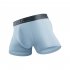 Men Cotton Soft Boxer Briefs Breathable Solid Color Trunks Underwear Multi color Loose Stretch Mid waist Underwear Black XXL