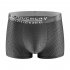 Men Cotton Underwear Summer Soft Breathable Stretch Mesh Large Size Ice Silk Boxer Briefs Underpants green XXXL