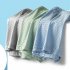 Men Cotton Underwear Summer Soft Breathable Stretch Mesh Large Size Ice Silk Boxer Briefs Underpants green XXXL