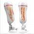 Men Electric Aircraft Cup Multiple Speeds Usb Rechargeable Soft Silicone Male Masturbator Adult Sex Toys White