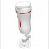 Men Electric Aircraft Cup Multiple Speeds Usb Rechargeable Soft Silicone Male Masturbator Adult Sex Toys White