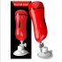 Men Electric Aircraft Cup Multiple Speeds Usb Rechargeable Soft Silicone Male Masturbator Adult Sex Toys Red