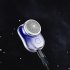 Men Electric Razor Waterproof Washable Portable Mini Pocket Size Shaver Usb Rechargeable Silver