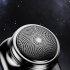 Men Electric Razor Waterproof Washable Portable Mini Pocket Size Shaver Usb Rechargeable Silver