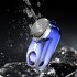 Men Electric Shaver Portable Mini Usb Rechargeable Hair Removal Shaver Grooming Kit For Home Car Travel silver