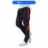 Men Fashion Athletic Training Pants Breathable Running Football Long Pants 809 fluorescent green L