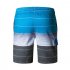 Men Fashion Beach Shorts Casual Home Wear Drawstring Shorts 06 light blue M