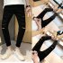 Men Fashion Black Ninth Pants Broken Hole Jeans C58 black 29 