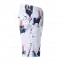 Men Fashion Breathable Loose Quick drying Casual Printed Shorts Beach Pants White cock XXL