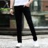Men Fashion Casual All match Straight Leg Jeans Pure blue  27