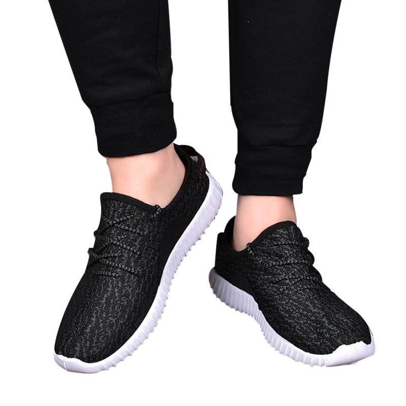 Men Fashion Casual Breathable Nonslip Bandage Sports Shoes