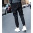 Men Fashion Casual Jogger Pants Elastic Leisure Sports Pencil Pants Trousers with Waist Rope