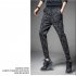 Men Fashion Casual Ninth Pants for Sports  Leather rope L