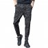 Men Fashion Casual Ninth Pants for Sports  Leather rope M