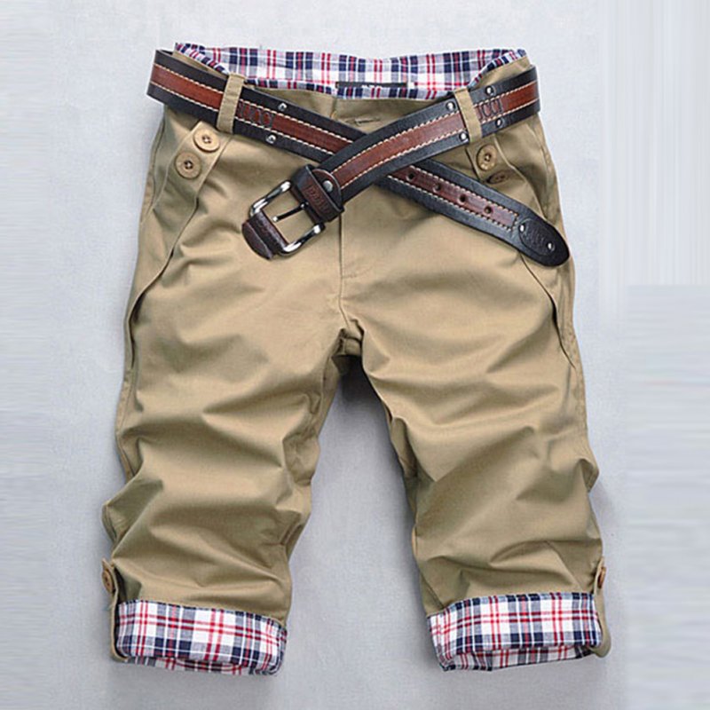 slim cropped trousers mens