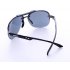 Men Fashion Classic UV400 All macth Frameless Anti uv Driving Sunglasses C1 full gray