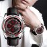 Men Fashion Luxury Quartz Business Wristwatch Yellow