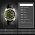 Men Fashion Luxury Quartz Business Wristwatch Yellow
