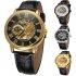 Men Fashion Retro Cool Hollow Manual Machinery Watch