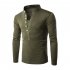 Men Fashion Shirt Slim Fit Casual Long Sleeve Pullover Tops white M