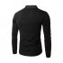 Men Fashion Shirt Slim Fit Casual Long Sleeve Pullover Tops green M