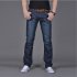 Men Fashion Slim Long Straight Jeans Pants for Fall Winter Wear Photo Color 29