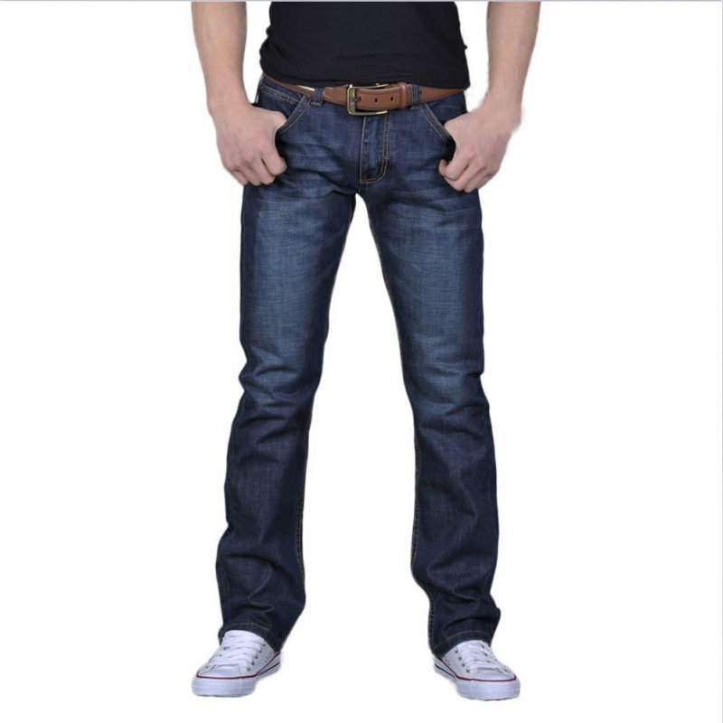 Men Fashion Slim Long Straight Jeans Pants for Fall Winter Wear Photo Color_38