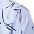 Men Fashion Slim Printing Long Sleeve Business Shirt Light blue M