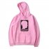 Men Fashion Stranger Things Printing Thickening Casual Pullover Hoodie Tops Pink  2XL