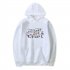 Men Fashion Stranger Things Printing Thickening Casual Pullover Hoodie Tops white    XXXL