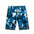 Men Fashion Summer Beach Camouflage Style Surf Baggy Shorts blue M