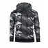 Men Fashionable Hoodie Cool Camouflage Sweater Casual Camo Pullover green M