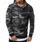 Men Hoodie Cool Camouflage Camo Pullover