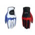 Men Golf Fiber Cloth Gloves Left Right Hand Glove Magic Elastic Particles Men Slip resistant Accessories  Right hand  white and blue M