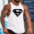 Men Gym Muscle Tank Tops Bodybuilding Shirt Sport Fitness Tops White Black XXL