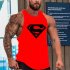Men Gym Muscle Tank Tops Bodybuilding Shirt Sport Fitness Tops White Black XXL