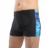 Men High Elastic Matching Color Soft Boxer Swimming Shorts