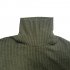 Men High Neck Warm Bottoming Shirt Soft Comfortable Breathable Slim Fit Basic Essential Tshirts Tops ArmyGreen M