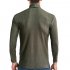 Men High Neck Warm Bottoming Shirt Soft Comfortable Breathable Slim Fit Basic Essential Tshirts Tops ArmyGreen M