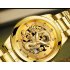 Men High end Retro Quartz Watches Chic Dragon Phoenix Pattern Metal Strap Business Style Luminous Watch