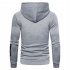 Men Hoodie Sweatshirt New York 7 Printing Drawstring Loose Male Casual Pullover Tops Black L