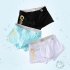 Men Ice Silk Stretch Underwear Mid waist Solid Color Boxer Briefs Breathable Lightweight Underpants PU skin color XXL