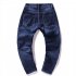 Men Jeans Spring Autumn Blue Ripped Jeans Casual Pants Blue S