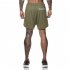 Men Large Size Fitness Training Jogging Sports Quick drying Shorts green XXL