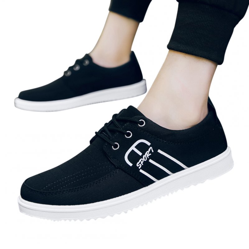 Men Leisure Non-slip Canvas Casual Sports Running Shoes
