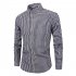 Men Long Sleeves T shirt Casual Button Down Breathable Cotton Shirt Plaid Printing Slim Fit Tops With Pocket Red and white 43 3XL