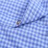 Men Long Sleeves T shirt Casual Button Down Breathable Cotton Shirt Plaid Printing Slim Fit Tops With Pocket Black and white 41 XL