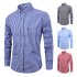 Men Long Sleeves T shirt Casual Button Down Breathable Cotton Shirt Plaid Printing Slim Fit Tops With Pocket Black and white 41 XL