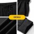 Men Loose Casual Sports Pants Summer Ice Silk Quick drying Air Conditioning Breathable Trousers black XL