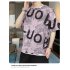 Men Loose Half Sleeves Shirt Summer Ice Silk Bottoming T shirt Loose Round Neck Pullover Tops green M